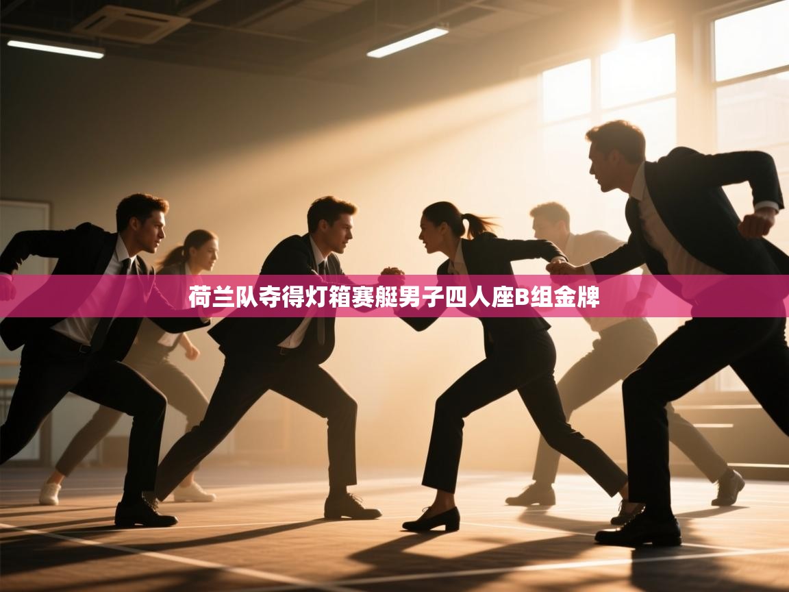 荷兰队夺得灯箱赛艇男子四人座B组金牌  第2张